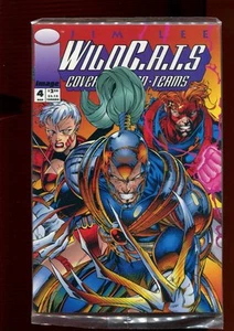 WILDCATS 4 BOLSAS CON TARJETA (9.4) (NM)JIM LEE-IMAGEN (b029) - Imagen 1 de 1
