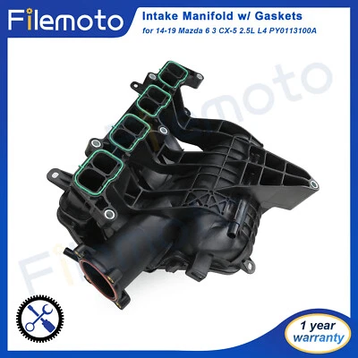 Fit for 2014-2019 Mazda 6 3 CX-5 2.5L L4 PY0113100A Intake Manifold w/ Gaskets - Image 1 of 4