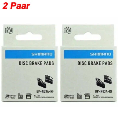 2 pares de pastillas de freno de disco Shimano Harz N03A Ice Tech para XT SLX BR-M9120 M8120 - Imagen 1 de 4
