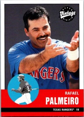 2001  Upper Deck Vintage Rafael Palmeiro    #81 Texas Rangers - Image 1 of 2