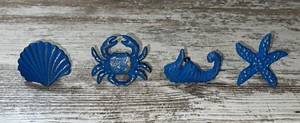 HONJIE Sea Horse Starfish Seashell and Crab Drawer Pulls Handles for Dresser 4 - Picture 1 of 6