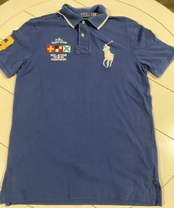 Polo Ralph Lauren Adulto Pequeño/P Azul Club Náutico Personalizado Delgado Big Pony (D) - Imagen 1 de 4