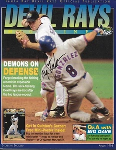 Vol.1 No.5 1998 Devil Rays Mag. Firmado: Aaron Ledesma, Kevin Stocker, McCracken - Imagen 1 de 6