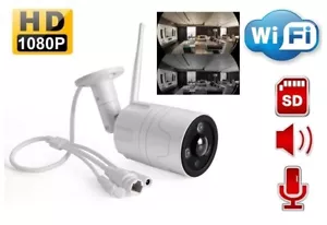 NEW, CHORTAU Outdoor Wireless Waterproof WiFi 1080P Security Bullet Camera - Picture 1 of 11