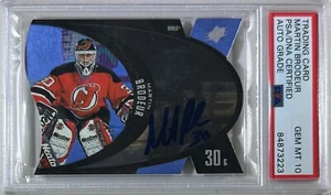 Martin Brodeur auto card Upper Deck #27 1997 New Jersey Devils PSA GEM Mint 10 - Picture 1 of 2