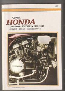 Manual de reparación de servicio Honda 700-1100cc V-Fours Clymer 1982-1988 - Imagen 1 de 2