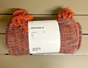 IKEA HOSTAGILLE Throw, orange, 120x180 cm, 47" x 71", HÖSTAGILLE Brand NEW - Picture 1 of 3