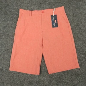 Vineyard Vines Shorts Girls 16 Pink Chino Pockets Water Repellent Adjust Waist - Picture 1 of 13