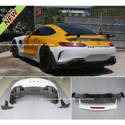 Для Benz AMG GT GTC GTS GTR внешние обвесы задние бамперы диффузор спойлер крыло - Изображение 1 из 4