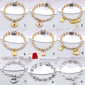 2023 Brand UNOde50 Charm Jewelry Stainless Steel Bracelet Logo Unisex Bracelet