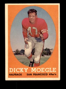 1958 Topps #124 Dick Moegle EX-MT - Picture 1 of 2