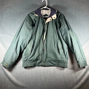 Vintage Gant Mens Jacket Green Long Sleeve Full Zip Pockets Size S Polyester - Picture 1 of 15