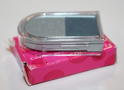 MARY KAY Eye Color Duet Shadow BLUE MOON Silver .07 oz. 6049 Retired NEW - Image 1 of 2