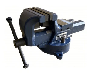 Westward 806EP0 Bench Vise, Covered, 5 in Jaw Face Wd, 7 in Max Jaw Opening - Picture 1 of 6