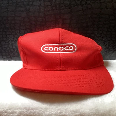 Vintage Original Red CONOCO Embroidered Logo SnapBack Hat - Image 1 of 2