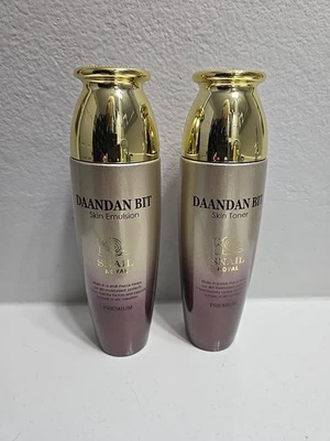 Daandanbit Caracol de Células Madre Juego de 2 piezas Cuidado Antiarrugas Antienvejecimiento Emulsión y Tónico NUEVO Foto 1 de 4