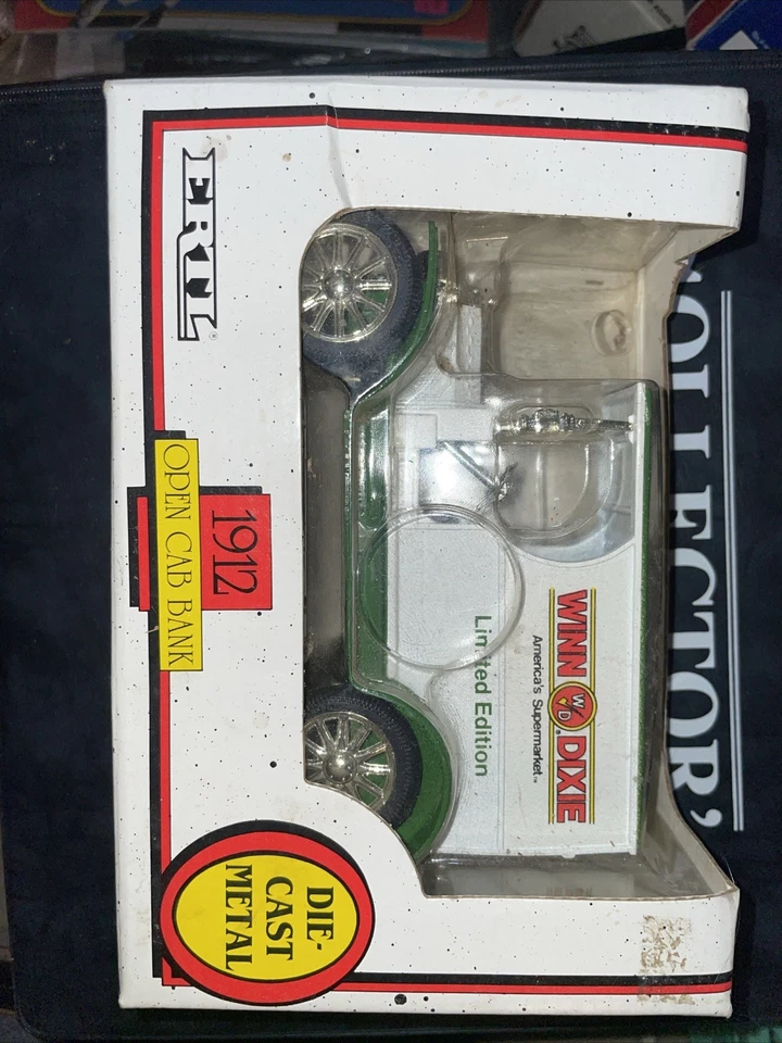 Ertl 1912 Aperto Cabina Winn Dixie Banca Pressofuso 1:25 Scala. (Box Show Wear & - Immagine 1 di 4