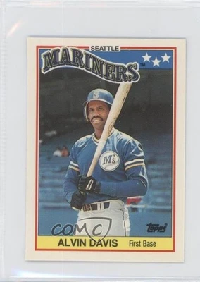 1988 Topps United Kingdom Minis Tiffany Alvin Davis #17 - Image 1 of 2