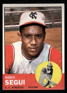 1963 Topps #157 Diego Segui RC - VG - Picture 1 of 2