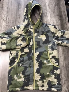 KUIU-Versa 3DeFX+ Reversible Verde/Gray Youth Large (14/16) Hooded Jacket - Picture 1 of 18