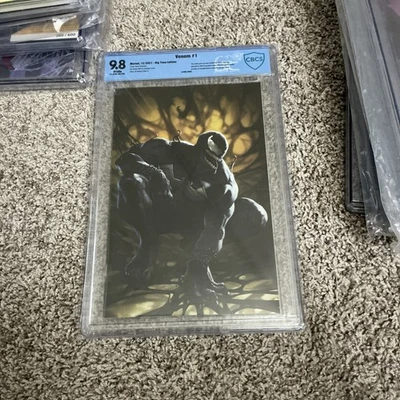 VENOM #1 CBCS 9.8 Skan Srisuwan VIRGIN Big Time Edition LTD #295/300 copies - Image 1 of 4