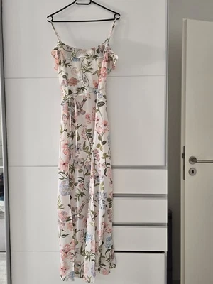 Kleid mit Blumenmuster Gr.36 Amisu Maxikleid Sommerkleid - Bild 1 von 3