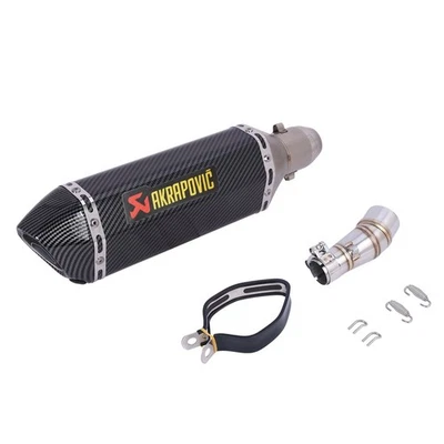 Fit For Kawasaki Ninja 250 300 Z250 Z300 2012-2016 Exhaust Mid Link Pipe Muffler Foto 1 de 4