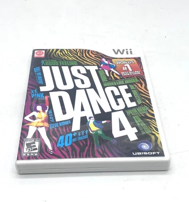 Just Dance 4 Nintendo Wii Game Complete CIB - Image 1 of 4