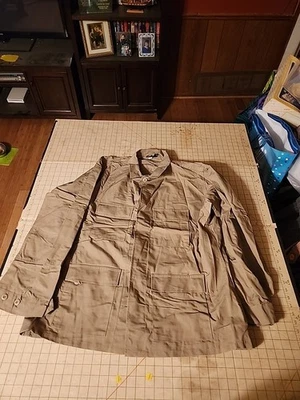 Propper Public Safety Mens  BDU Ripstop Shirt Cotton / Poly Khaki XL Long New - Image 1 of 4