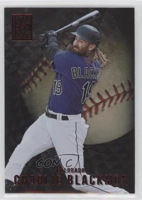 2022 Panini Capstone Luxury Suite Red Charlie Blackmon #160 - Image 1 of 2