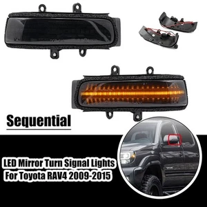 Replacement Turn Signal Light 2pcs 8V-15V Sequential Side Mirror Smoked - Picture 1 of 9