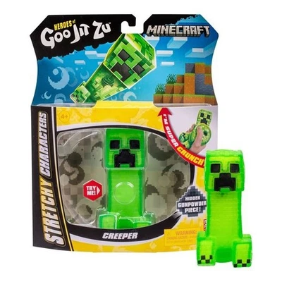 Heroes Of Goo Jit Zu Minecraft Creeper Figure Toy Squishy  - Image 1 of 4