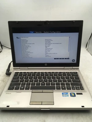HP ELITEBOOK 2560P - BOOTS TO BIOS - INTEL I5 2520M -2GB RAM-READ DESCRIPTION-BB - Image 1 of 4