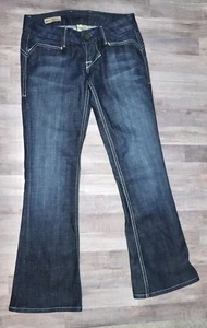 Women’s William Rast Savoy Ultra Low Rise Flared Blue Jeans Size 26 - Picture 1 of 9