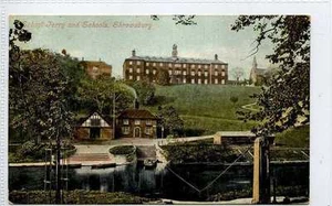 (Go247-176) School Ferry & Schools, SHREWSBURY 1909 Used VG+ - Picture 1 of 2