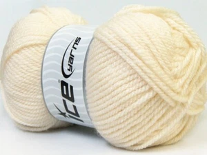 4-Skein Lot Atlas Yarn bulky acrylic 4x100g/130m Ecru - Picture 1 of 4