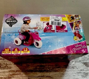 HUFFY DISNEY PRINCESS 6 VOLT BATTERY POWERED MOTORCYCLE TRIKE SCOOTER TOY DRIVE - Picture 1 of 5