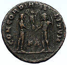 GALERIUSZ jako Cezar w Jowiszu Autentyczny ANTYK Starożytna moneta rzymska 295AD i102814
