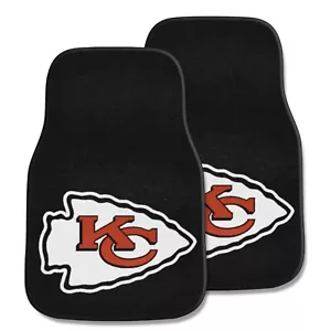 KANSAS CITY CHIEFS (2) TWO PIECE CAR MAT SET FROM FANMATS - Picture 1 of 1