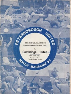 Peterborough United v Cambridge United, 9 March 1972, Division Four - Picture 1 of 1