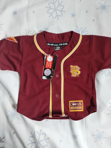 Colosseum Athletics Florida State Seminoles Children's S,L Baseball Jersey NWT Cover