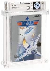 Top Gun NES 1987 Konami Wata 9.4 A+ Sealed Rev-A Round SOQ Later Production - Picture 1 of 2