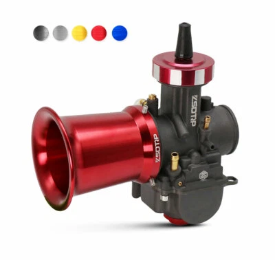 Filtro de aire de carburador de 55 mm pila de velocidad taza de viento taza de cuerno para carburador de 32/34 mm Foto 1 de 4