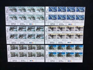 Juego de sellos antárticos NZ 1992 bloques de impresión de semáforo de 8 mnh (A307) - Imagen 1 de 2