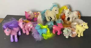 Lot of 9 My Little Pony MLP 7 G1 Hong Kong TLC + 2 G3 Ponies 1985 - 2005 *READ* - Picture 1 of 21
