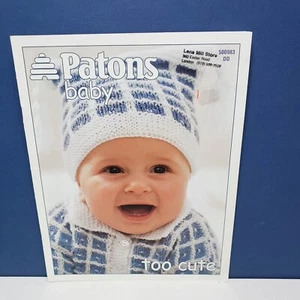 PATONS BEEHIVE 500983 BABY Too Cute Knitting Patterns - Picture 1 of 4