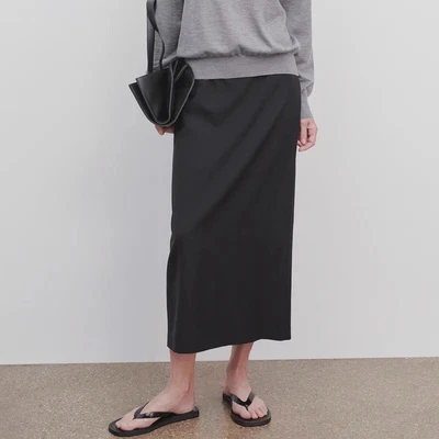 Womens THE ROW Spring New Niche Minimalist Style High Waist Straight Hip Skirt - Image 1 of 4