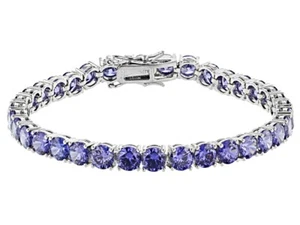 AAA Tanzanite Tennis Bracelet Tanzanite Bracelet Gemstone Tennis Bracelet - Picture 1 of 2