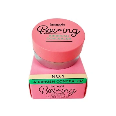 Benefit Cosmetics Boi-ing Airbrush Concealer (Medium Coverage) NO. 1 NEW - Image 1 of 4