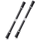 3X(2PCS Finger Pen Mod Gaming Pen with Weighted Ball Finger Rotating Pen (Black)